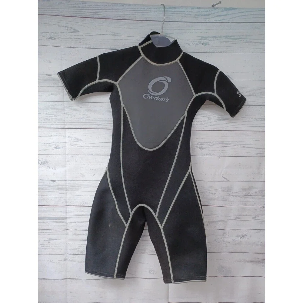 Overton’s 3/2 Black Neoprene Scuba Diving Wetsuit Youth Junior 10